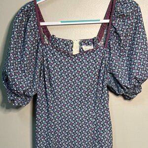 Sun Babies for Liberty House Vintage gunne sax style prairie dress long Size S